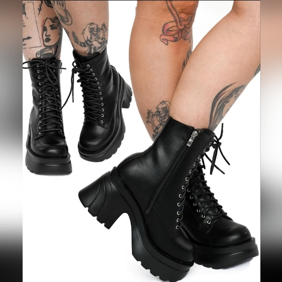 Foxblood Shoes - Foxblood ~ The Hazey Platform Boots